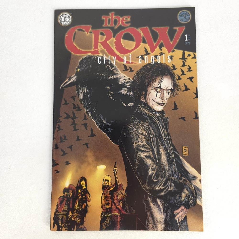 The Crow City of Angels No. 1 Cover B Top Dollar Comics 1996 Comic Book Vintage
